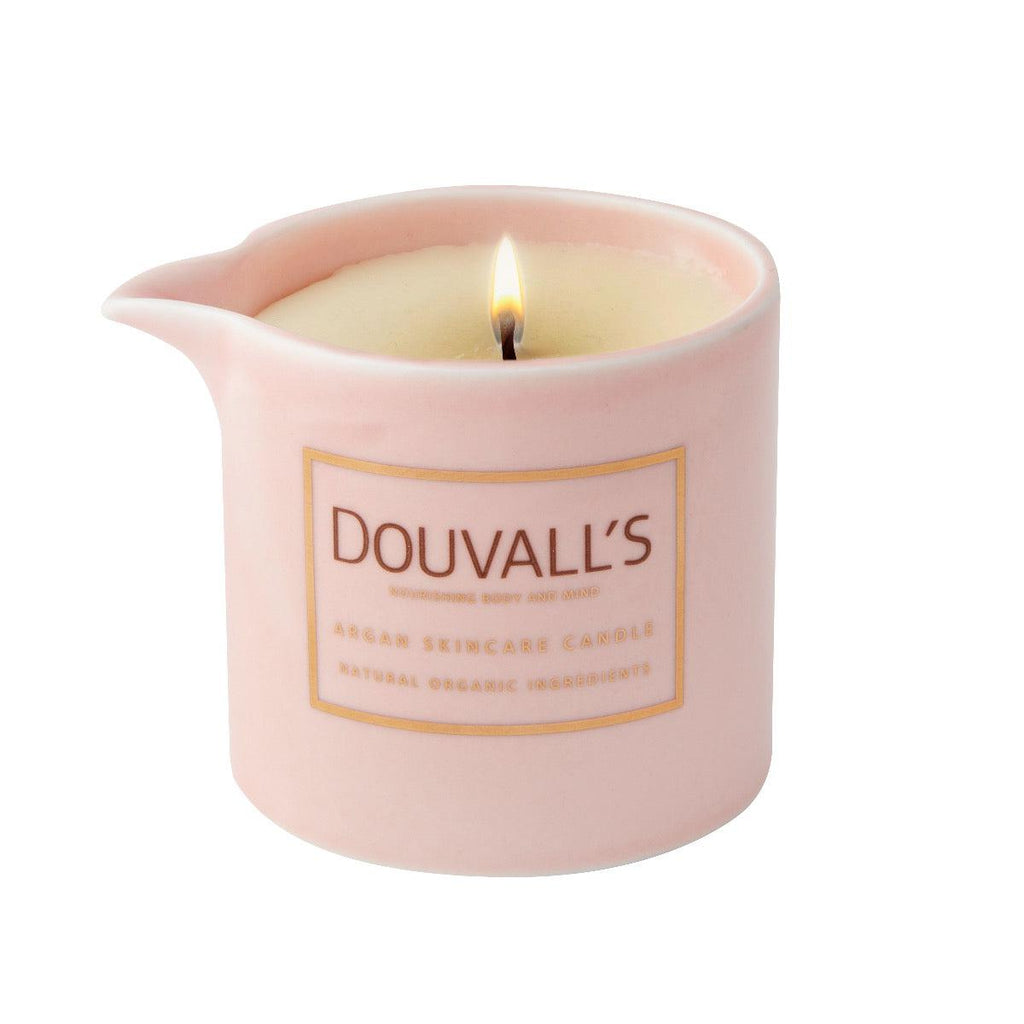 Argan Massage Candle - Vanilla Jasmin & Ginger 180g | Intensely Nourishing and Hydrating Body Treatment