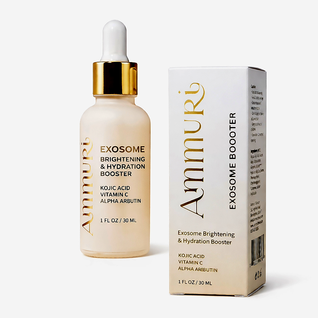 Ammuri Exosome Booster Serum – Brightening & Hydration Booster with Kojic Acid, Vitamin C & Alpha Arbutin | Fades Dark Spots, Evens Skin Tone & Boosts Radiance | For Face & Body – 30ml-2